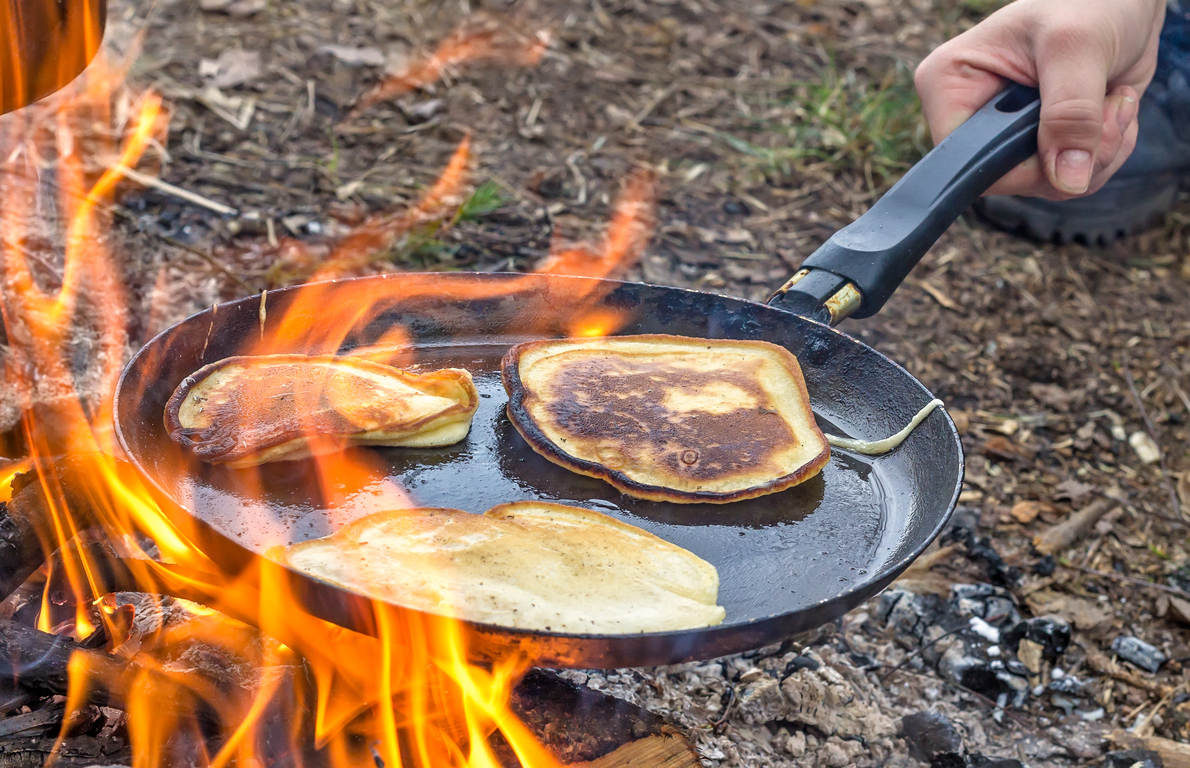 Campfire Pancakes from Everything You Need to Know About Campfire